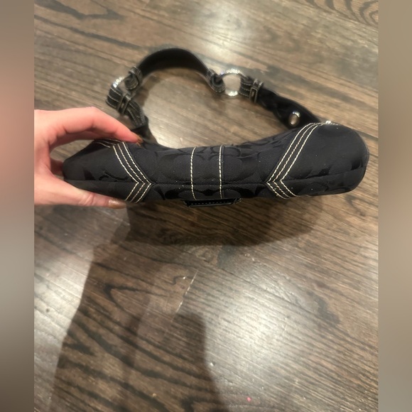 Black Coach Purse Shoulder Bag - Picture 10 of 12